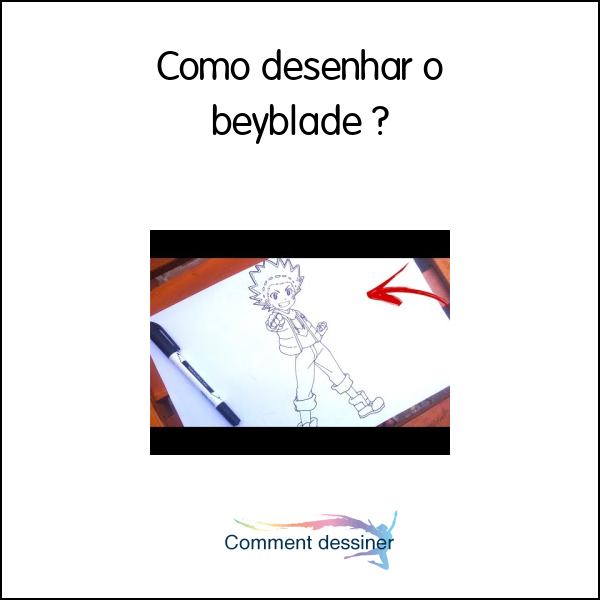 Como desenhar o beyblade